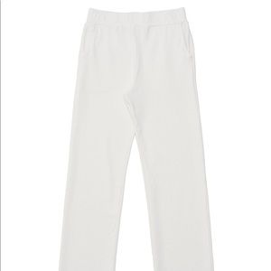 Cotton Citizen Milan High Waisted Trouser in Bone